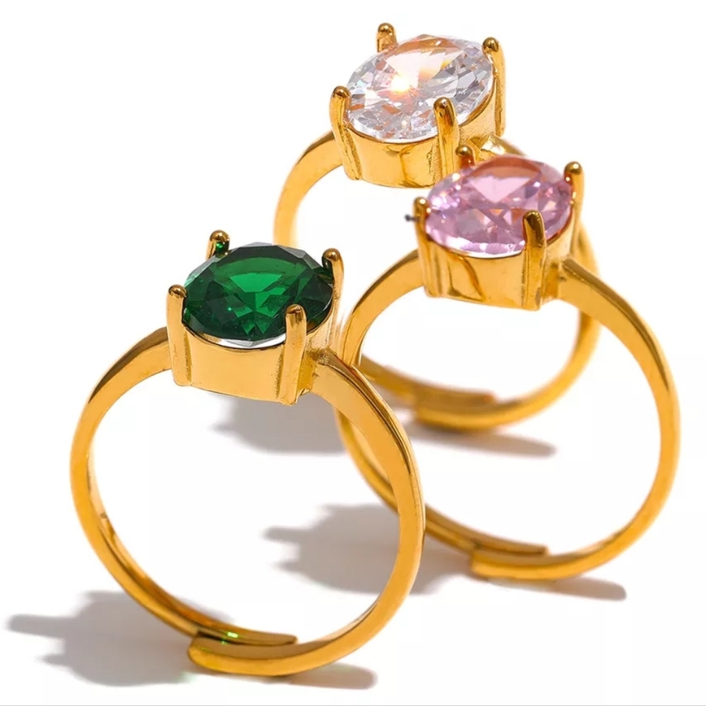 Chic Gold Adjustable Ring - Picture 5 of 8